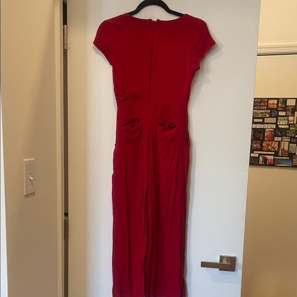 Red jumpsuit - Picture 3 of 4